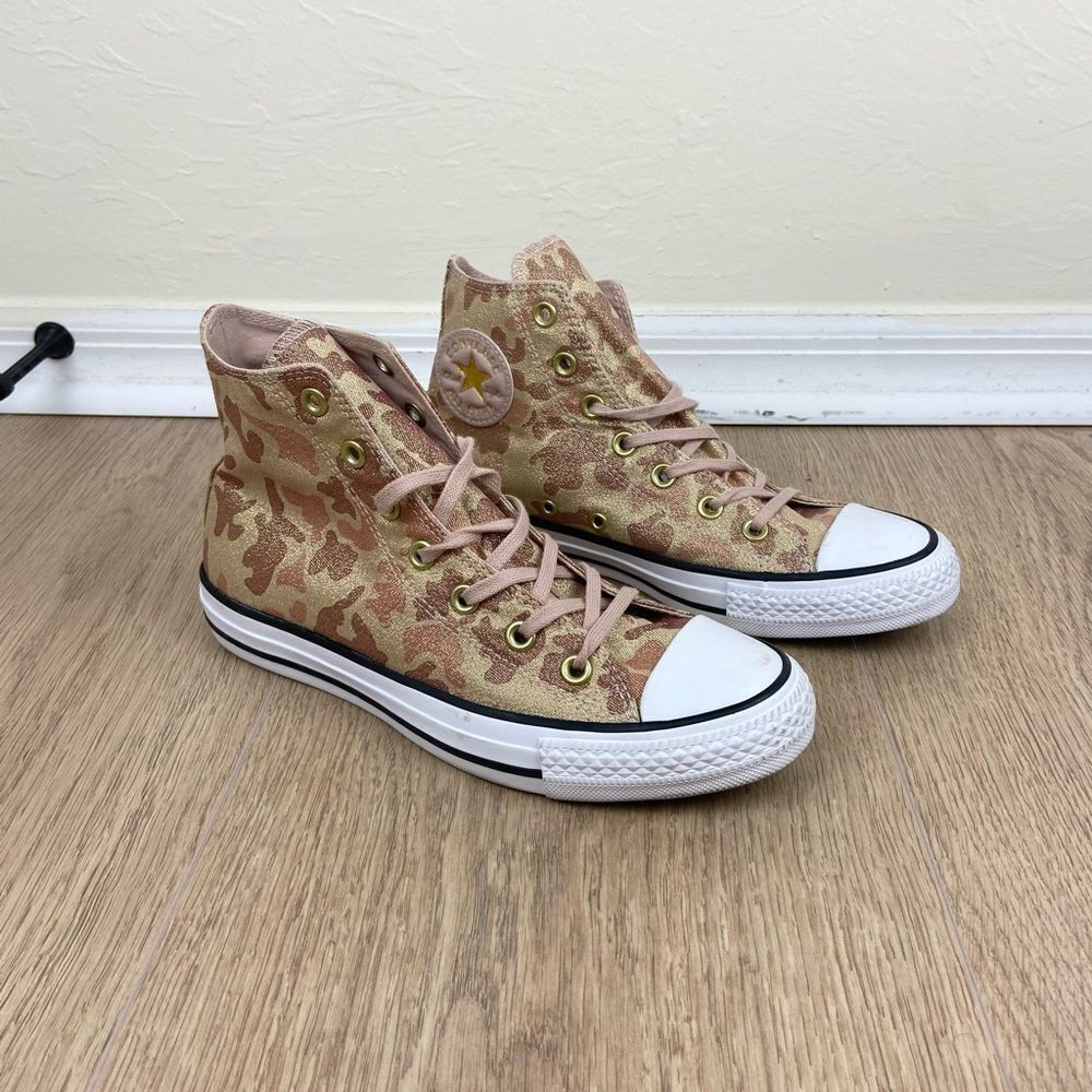 Converse Chuck Taylor All-Star Hi-Top Shimmer Lurex Camo Sneakers